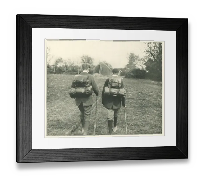 Framed Print : Hiking In Lincolnshire Framed Print : Hiking In Lincolnshire