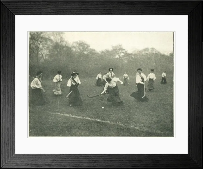Framed Print : Women's Hockey Match Framed Print : Women's Hockey Match