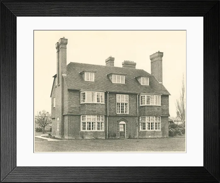 Framed Print : West Kent House Garden Front Framed Print : West Kent House Garden Front