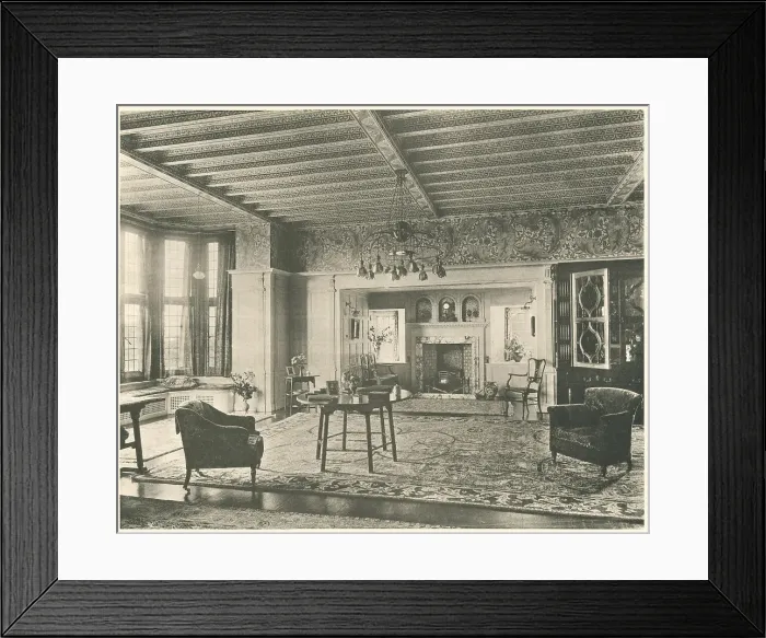 Framed Print : House In West Kent, Drawing Room Framed Print : House In West Kent, Drawing Room