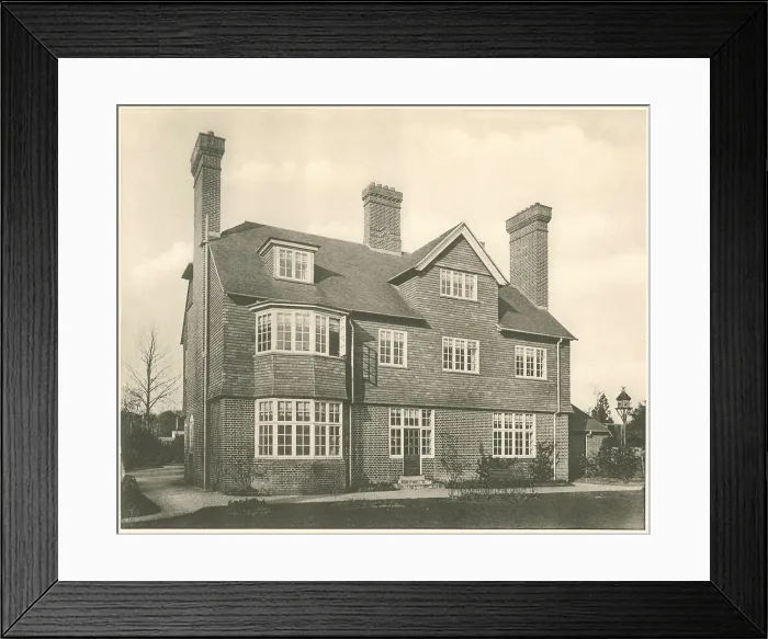 Framed Print : House in West Kent, Garden Front Framed Print : House in West Kent, Garden Front
