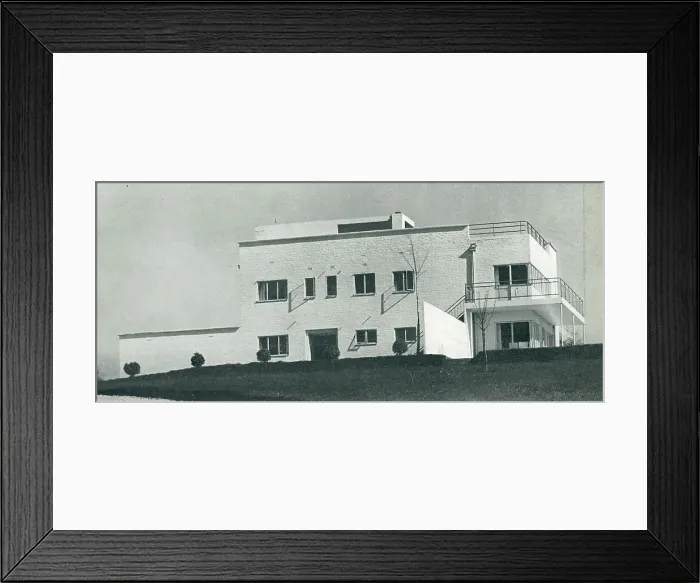 Framed Print : Modernist House At Jordans, Bucks Framed Print : Modernist House At Jordans, Bucks