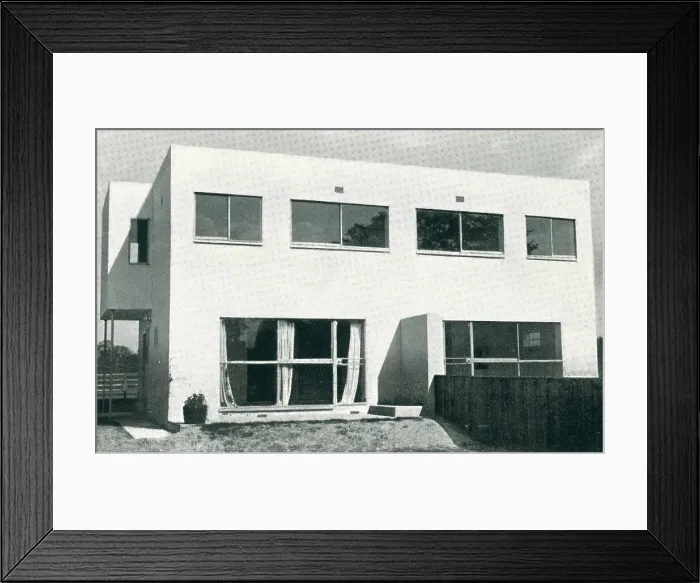 Framed Print : Modernist House At Gidea Park Framed Print : Modernist House At Gidea Park