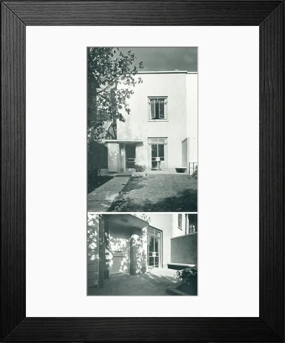 Framed Print : Modernist House, Downshire Hill, Hampstead Framed Print : Modernist House, Downshire Hill, Hampstead