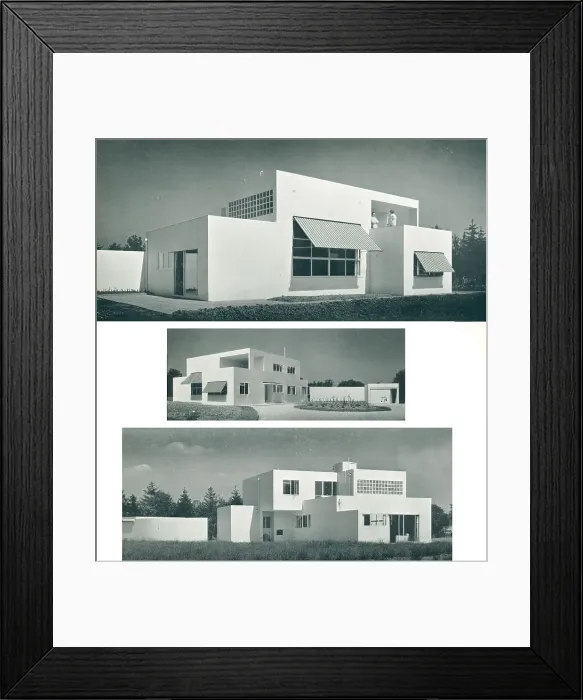 Framed Print : Modernist House, Nast Hyde, Hatfield Framed Print : Modernist House, Nast Hyde, Hatfield