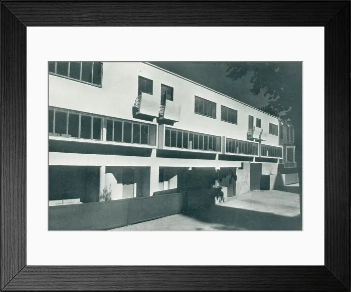 Framed Print : Modernist Houses, Plumstead Framed Print : Modernist Houses, Plumstead