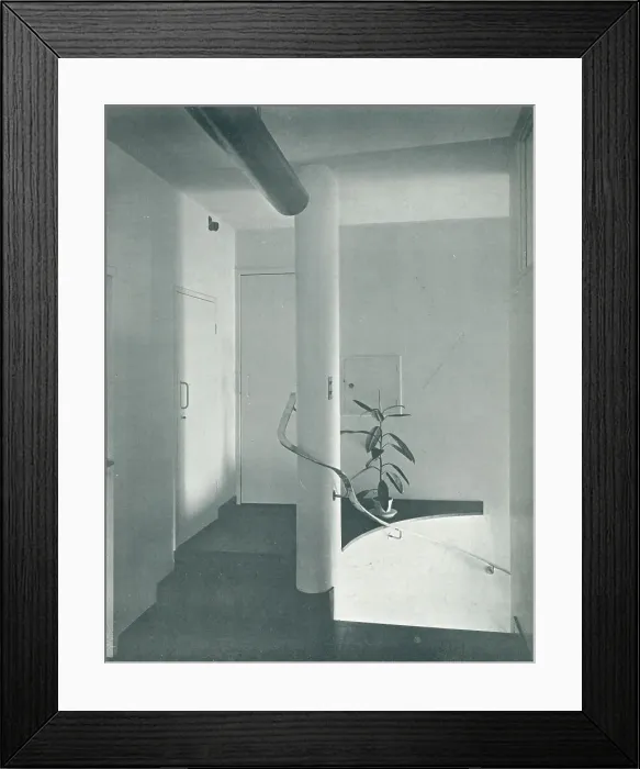 Framed Print : Modernist House, Hampstead, Interior Framed Print : Modernist House, Hampstead, Interior
