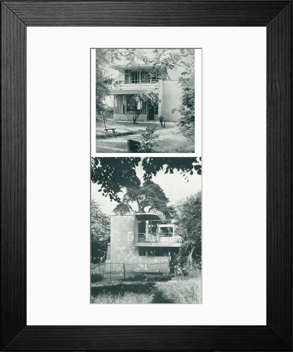 Framed Print : Modernist House, Redhill, Surrey Framed Print : Modernist House, Redhill, Surrey