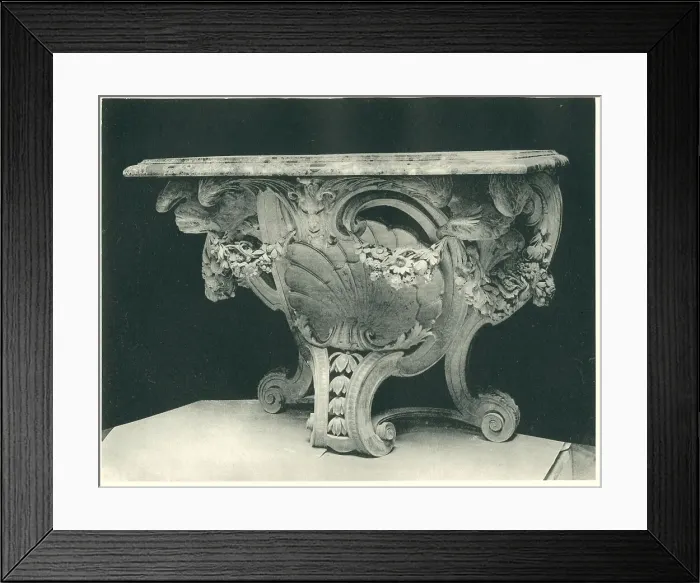 Framed Print : George Crawley Console Table Framed Print : George Crawley Console Table