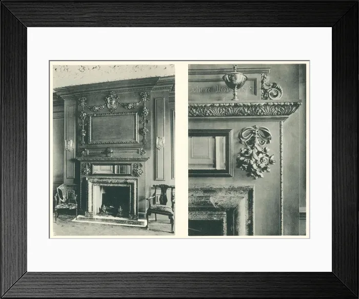 Framed Print : Mantelpiece, Westbury House, Long Island Framed Print : Mantelpiece, Westbury House, Long Island