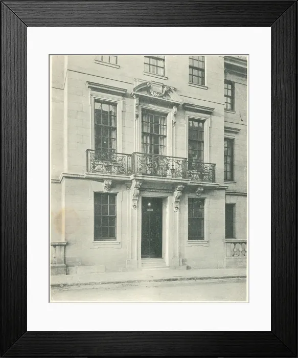 Framed Print : Mr. Heath's House, Park Lane Framed Print : Mr. Heath's House, Park Lane