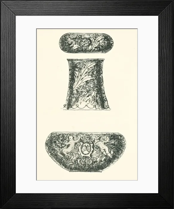 Framed Print : Silver Chandelier Bowl Design Framed Print : Silver Chandelier Bowl Design