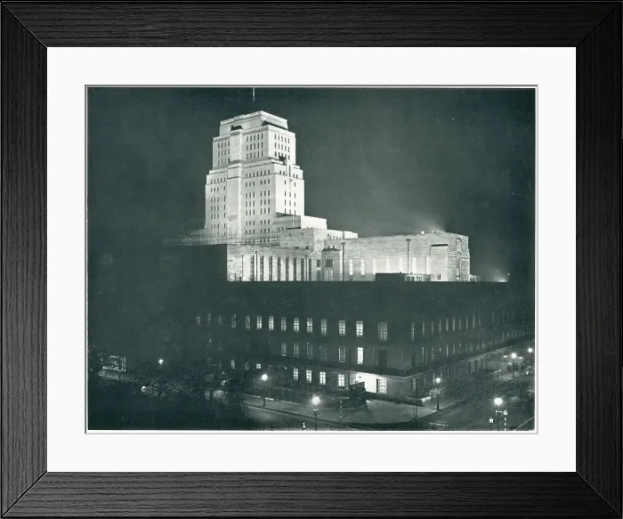Framed Print : University Of London Senate At Night Framed Print : University Of London Senate At Night