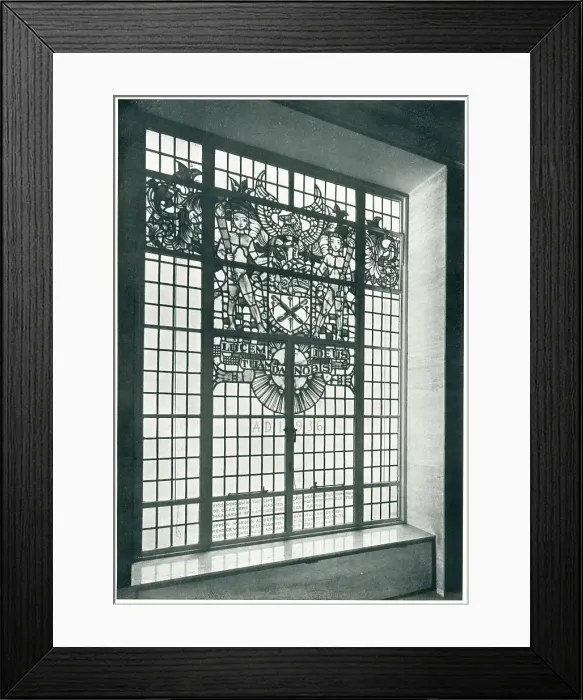 Framed Print : University Of London Senate House & Library Stained Glass Framed Print : University Of London Senate House & Library Stained Glass