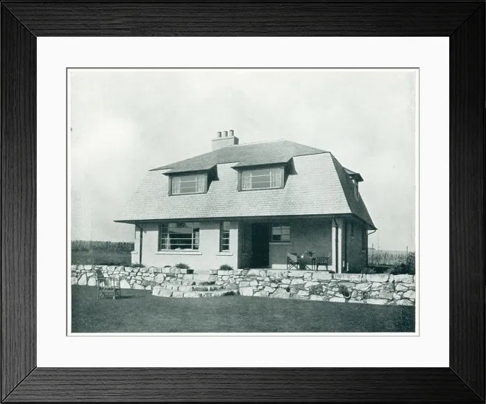 Framed Print : Seaside Holiday House, Newburgh Framed Print : Seaside Holiday House, Newburgh
