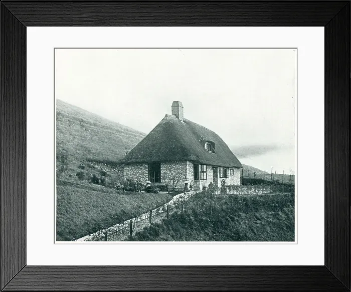 Framed Print : Seaside Cottage, Sutton Poyntz Framed Print : Seaside Cottage, Sutton Poyntz