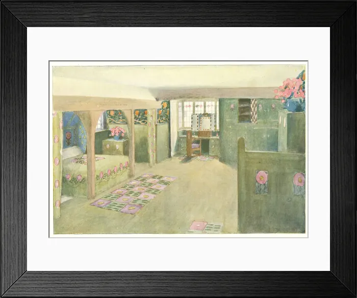 Framed Print : House In Poland, Bedroom Framed Print : House In Poland, Bedroom