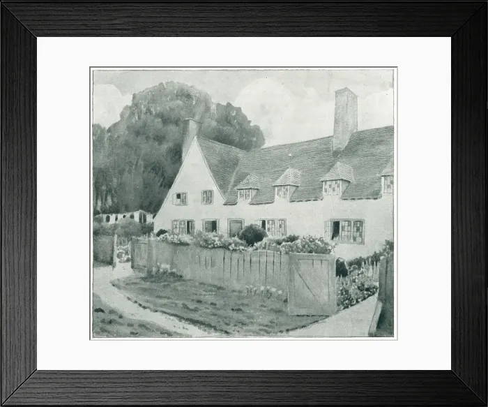Framed Print : Row Of Cottages Framed Print : Row Of Cottages