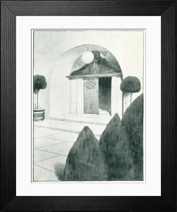 Framed Print : Baillie Scott Flat Entrance Framed Print : Baillie Scott Flat Entrance