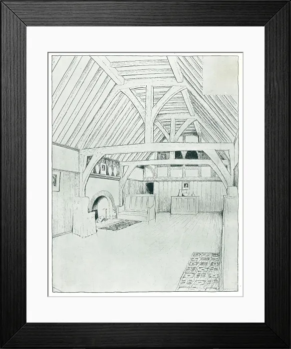 Framed Print : Baillie Scott House In Poland, Studio Framed Print : Baillie Scott House In Poland, Studio