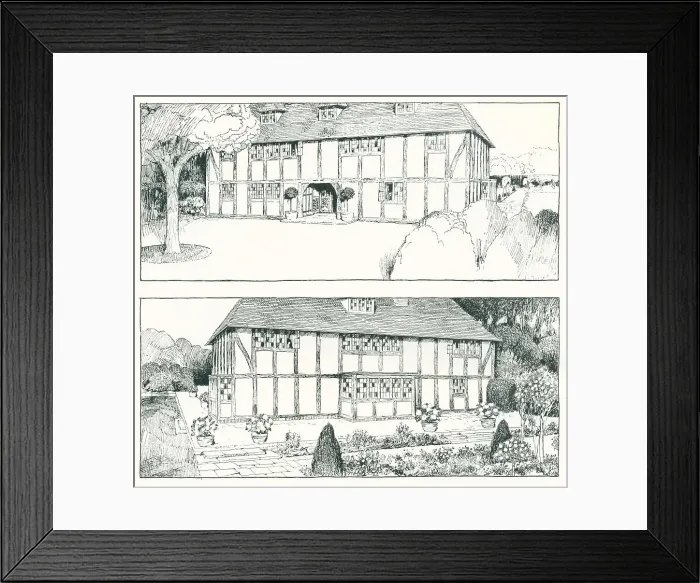 Framed Print : Baillie Scott, Findon Framed Print : Baillie Scott, Findon