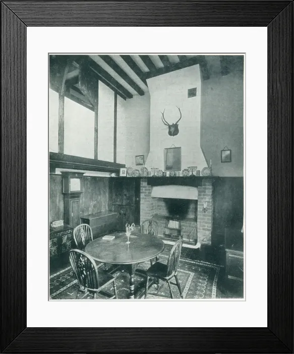 Framed Print : Baillie Scott, Findon Dining Hall Framed Print : Baillie Scott, Findon Dining Hall