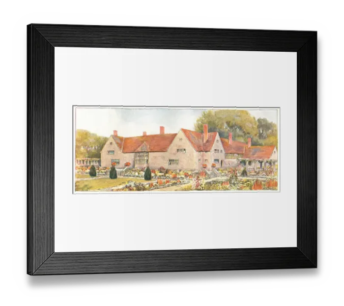 Framed Print : Baillie Scott, Trecourt Framed Print : Baillie Scott, Trecourt