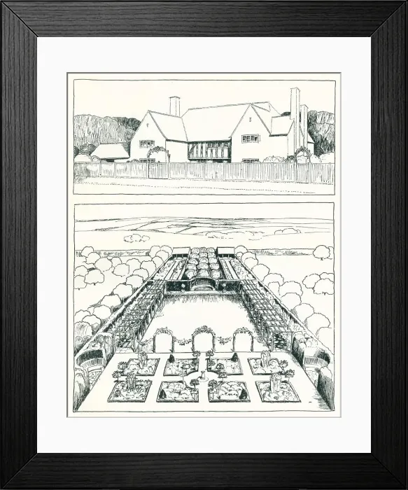 Framed Print : Baillie Scott, Trevista Framed Print : Baillie Scott, Trevista