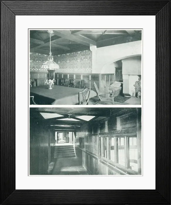 Framed Print : Blackwell, Lake District, Dining Room, Corridor Framed Print : Blackwell, Lake District, Dining Room, Corridor