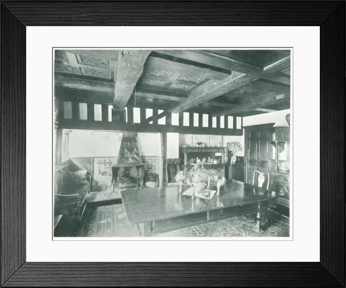 Framed Print : Bexton Croft, Knutsford, Dining Room Framed Print : Bexton Croft, Knutsford, Dining Room
