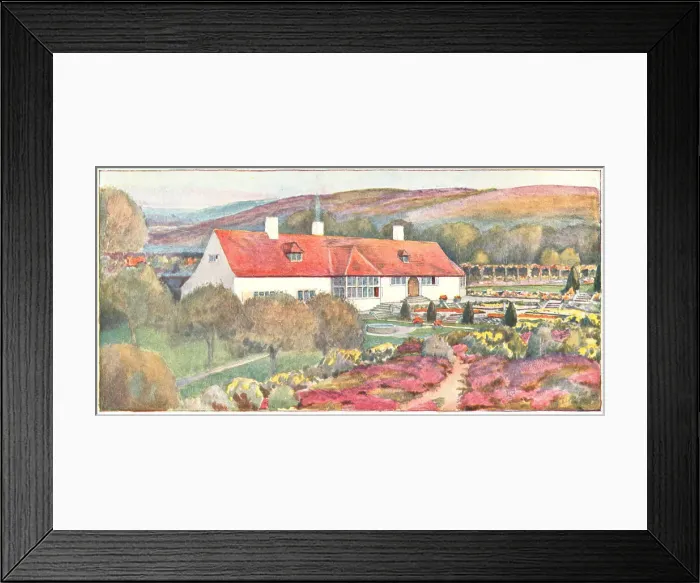 Framed Print : Heather Cottage Framed Print : Heather Cottage