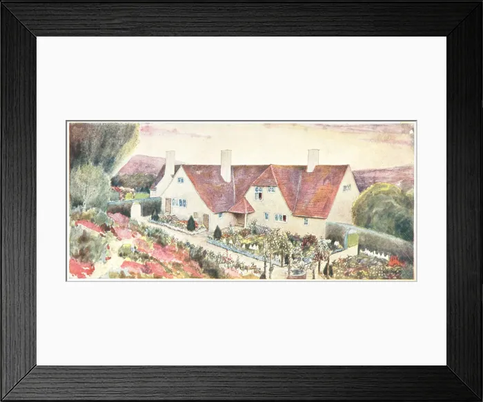 Framed Print : Heather Cottage Framed Print : Heather Cottage