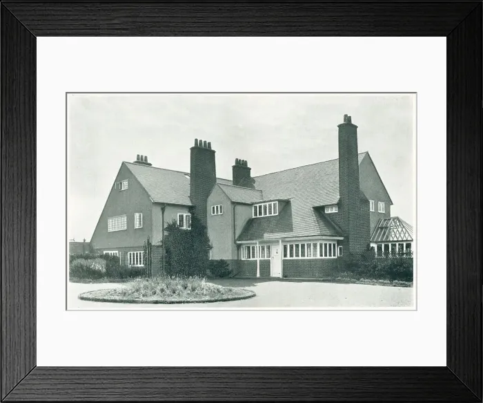 Framed Print : The Garth, Baillie Scott Framed Print : The Garth, Baillie Scott