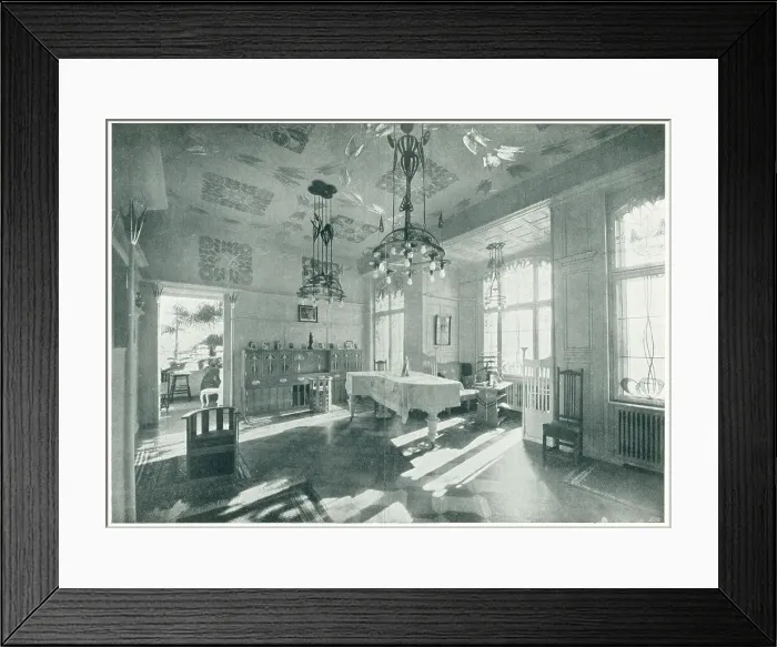 Framed Print : Baillie Scott Music Room, Mannheim Framed Print : Baillie Scott Music Room, Mannheim