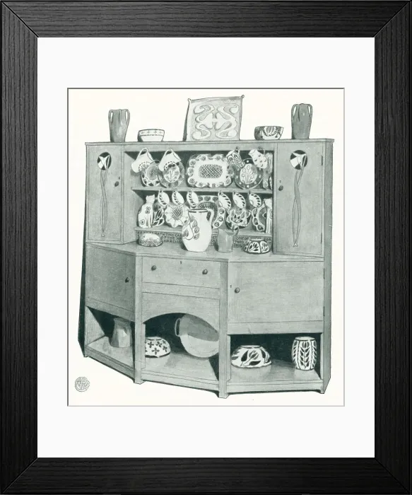 Framed Print : Baillie Scott, Daffodil Dresser Framed Print : Baillie Scott, Daffodil Dresser
