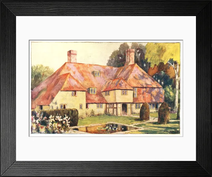 Framed Print : Barberries Kippington, Sevenoaks Framed Print : Barberries Kippington, Sevenoaks