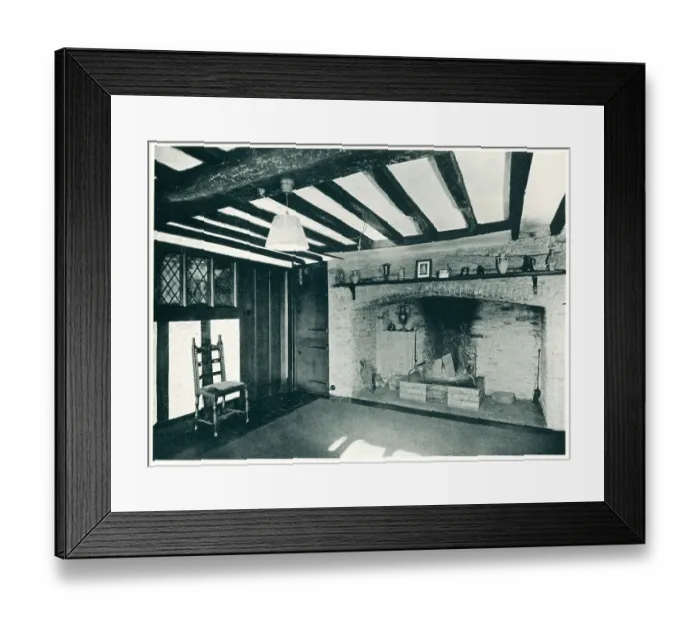 Framed Print : Dining Room Fire, Quarry Street, Guildford Framed Print : Dining Room Fire, Quarry Street, Guildford