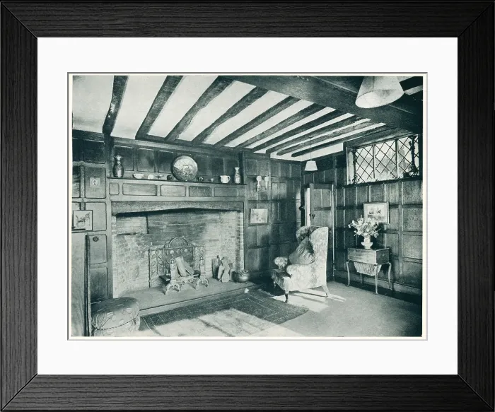 Framed Print : Sitting Room Fire, Quarry Street, Guildford Framed Print : Sitting Room Fire, Quarry Street, Guildford