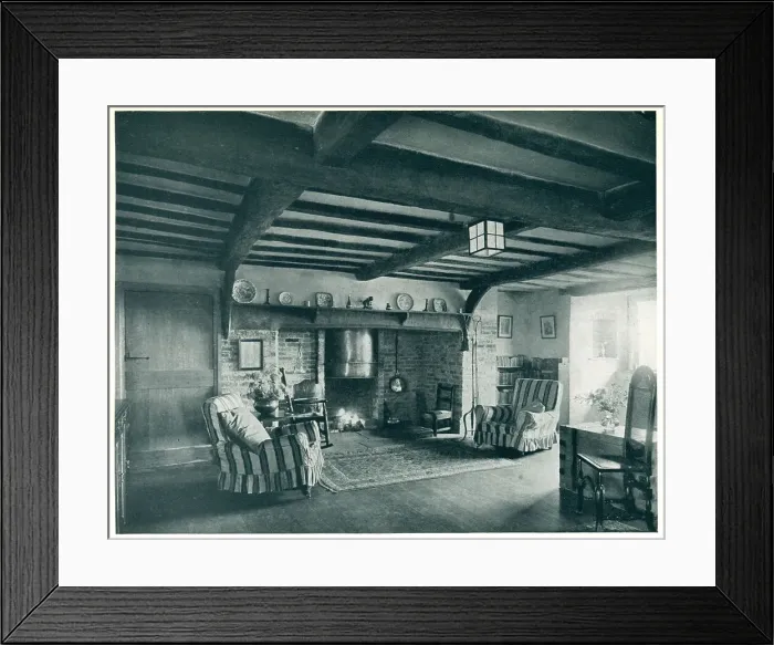 Framed Print : Thorndyke Hall Fireplace, Cambridge Framed Print : Thorndyke Hall Fireplace, Cambridge