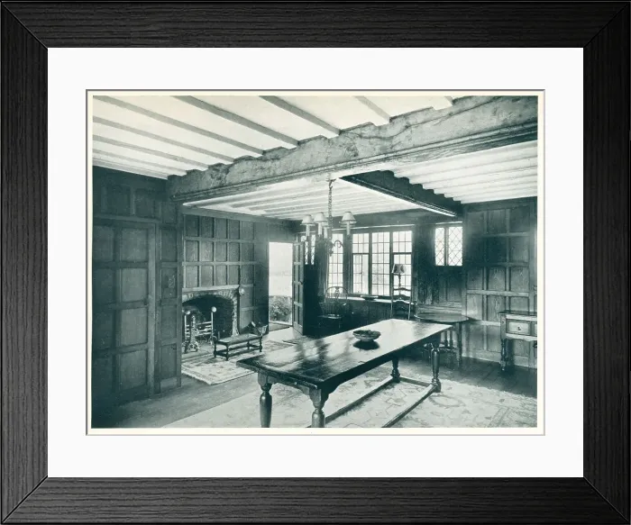 Framed Print : Two Ways, Bray-On-Thames, Dining Room Framed Print : Two Ways, Bray-On-Thames, Dining Room