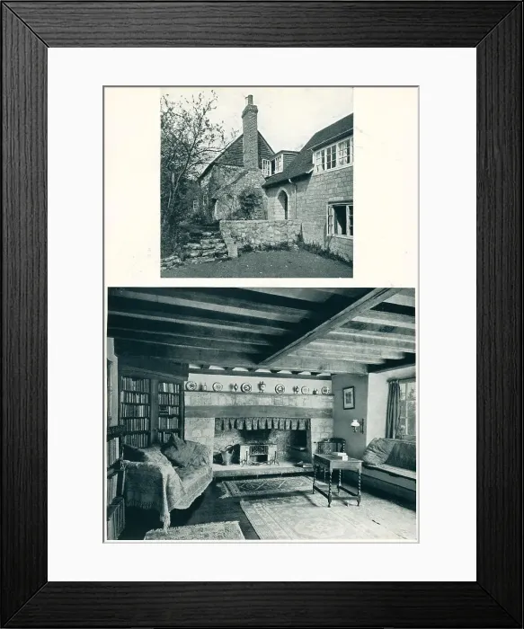 Framed Print : Additions To Noddy's Hall, Surrey Framed Print : Additions To Noddy's Hall, Surrey