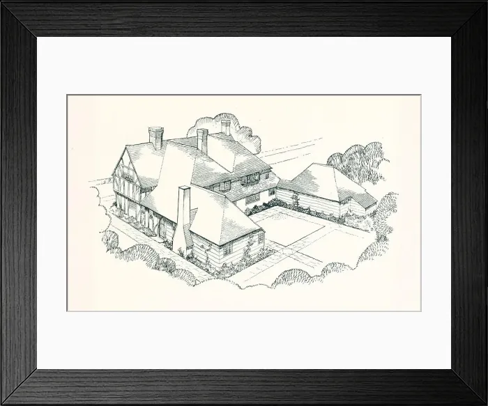 Framed Print : Sheepways, Willesborough, Kent Framed Print : Sheepways, Willesborough, Kent