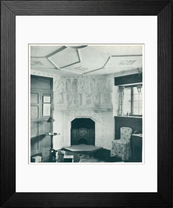 Framed Print : The Cloisters, Avenue Road, N. W. 8, Fireplace Framed Print : The Cloisters, Avenue Road, N. W. 8, Fireplace