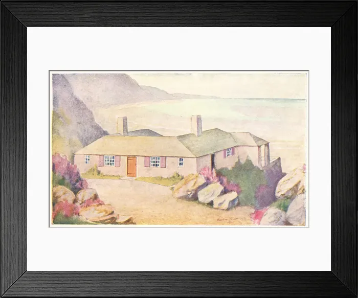 Framed Print : Baillie Scott, Holiday House, Cornwall Framed Print : Baillie Scott, Holiday House, Cornwall