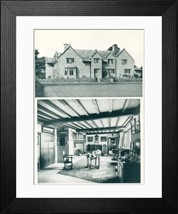Framed Print : Burton House, Longburton, Dorset Framed Print : Burton House, Longburton, Dorset