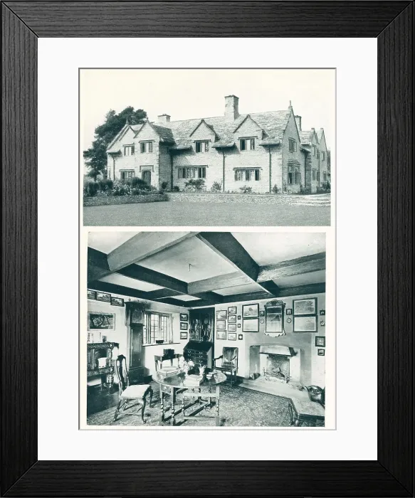 Framed Print : Burton House, Longburton, Dorset Framed Print : Burton House, Longburton, Dorset