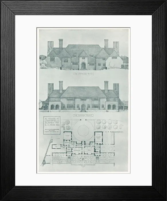 Framed Print : The Gate House, Limpsfield, Surrey Framed Print : The Gate House, Limpsfield, Surrey