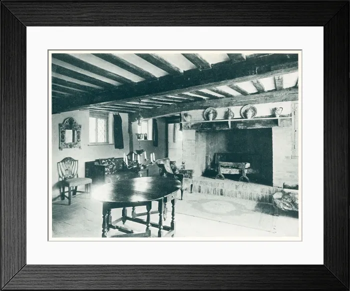 Framed Print : Bramsells, Markbeech, Kent, Hall Framed Print : Bramsells, Markbeech, Kent, Hall