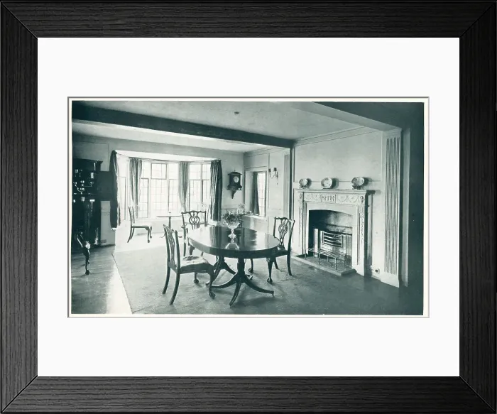 Framed Print : Raspit Hill, Ightham, Kent, Dining Room Framed Print : Raspit Hill, Ightham, Kent, Dining Room