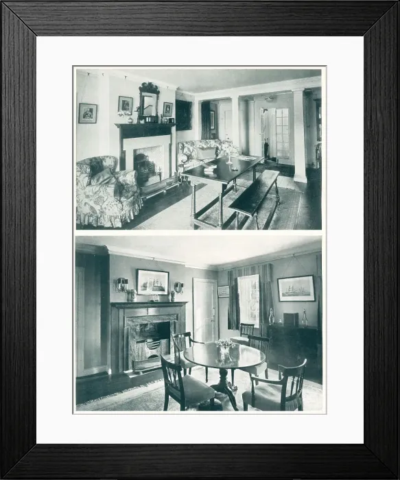 Framed Print : Mere House, Hamble, Hampshire, Interiors Framed Print : Mere House, Hamble, Hampshire, Interiors